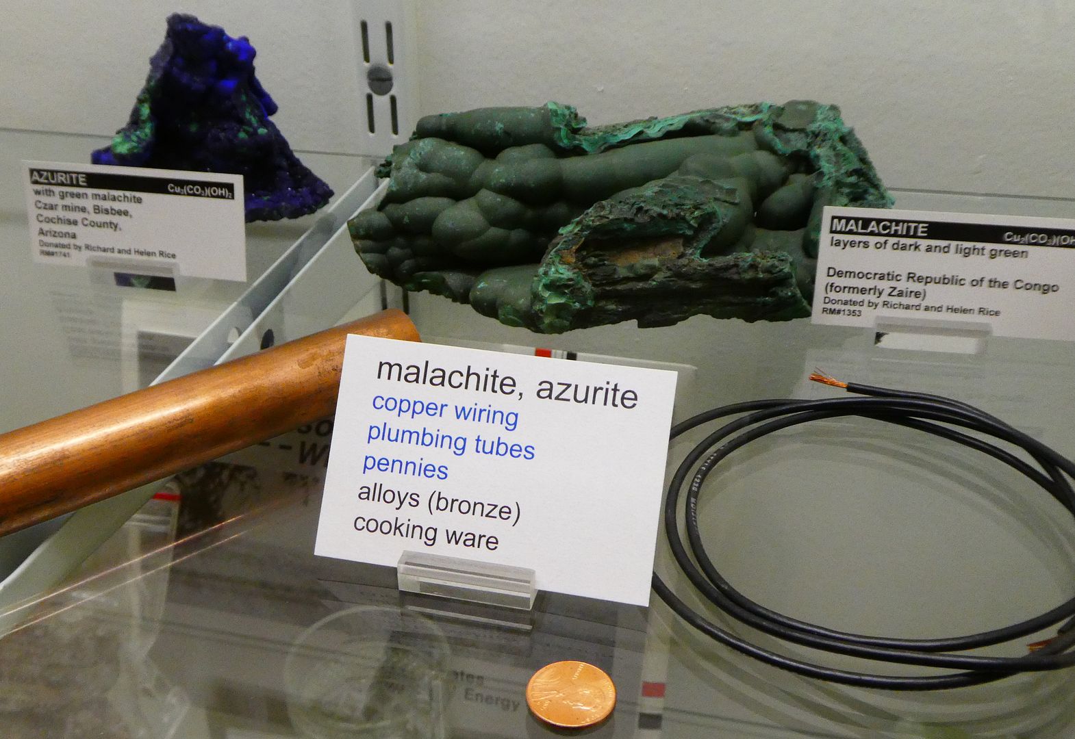 Mineralogy Mineral Uses (museum tour)